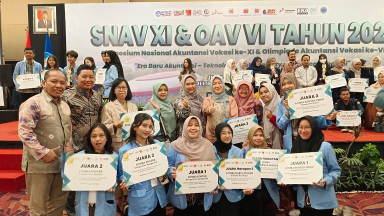 Jurusan Akuntansi Politeknik Negeri Sriwijaya Panen Penghargaan di SNAV XI Politeknik Balikpapan